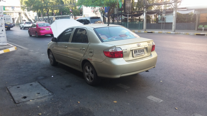 I don’t know what a Toyota Soluna VIOS is, but perhaps these badges were actually factory. The huge array of stickers are so common they may as well be factory.